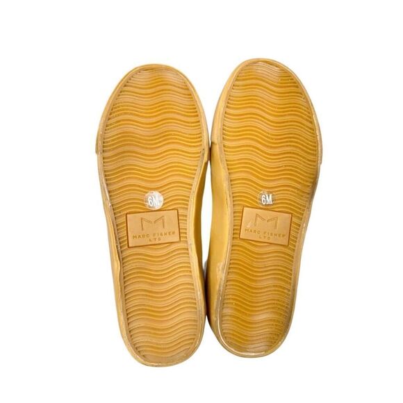 Marc Fisher Ltd. Sneaker Size 6 Tan White Suede Faux Shearling Winter Shoes - Picture 11 of 11